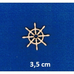 SKLEJKA #3mm Koło sterowe 3,5cm , żeglarskie / ster 3,5cm